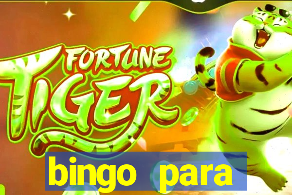 bingo para despedida de solteira para imprimir